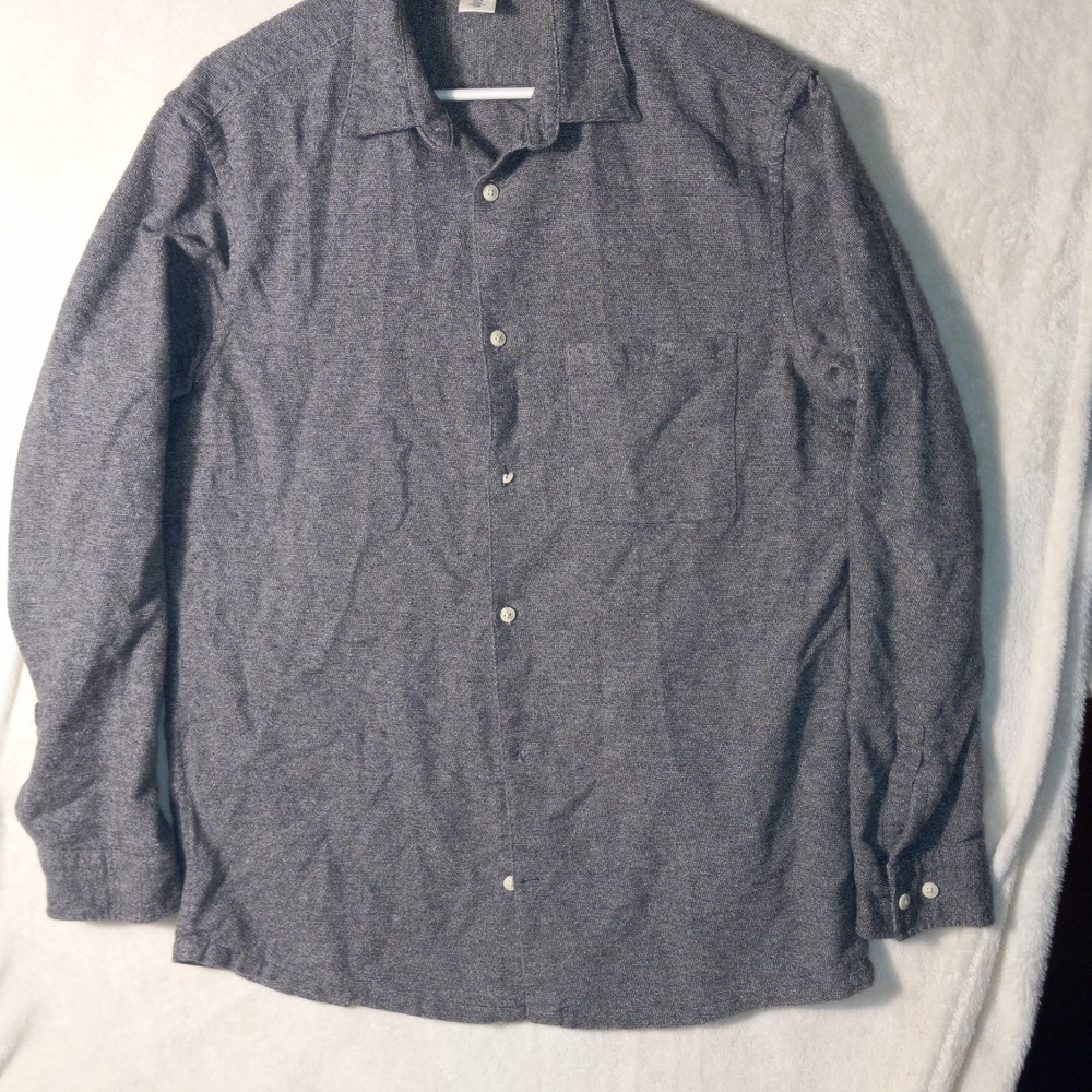 Label Of Graded Goods LOGG H&M Men's M  Grey Flannel Shirt SEE NOTE